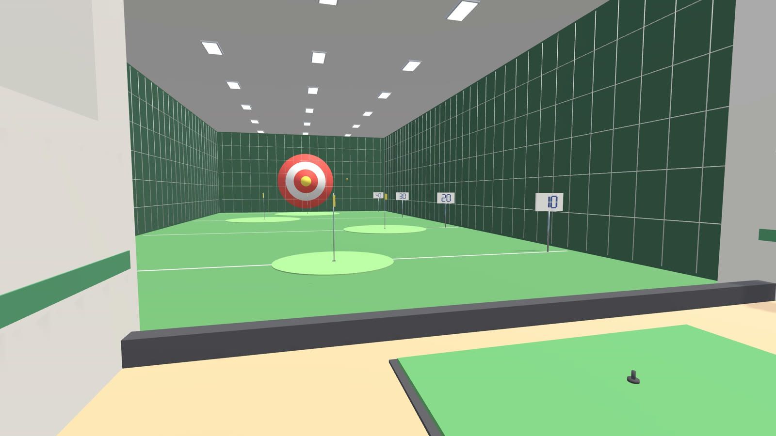The driving range